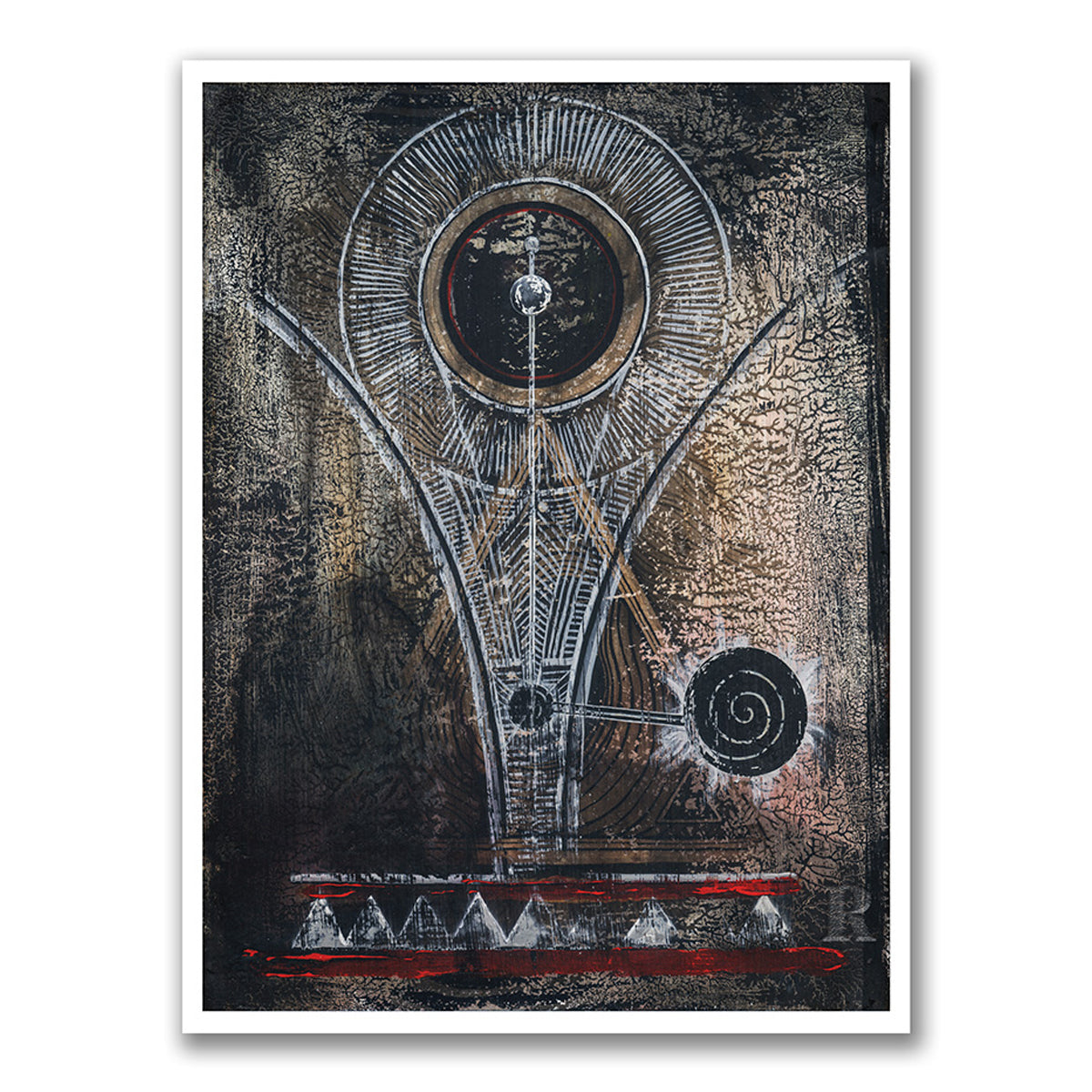 NINE INCH NAILS-INSPIRED ART PRINT - EXCLUSIVE - LTD. 250