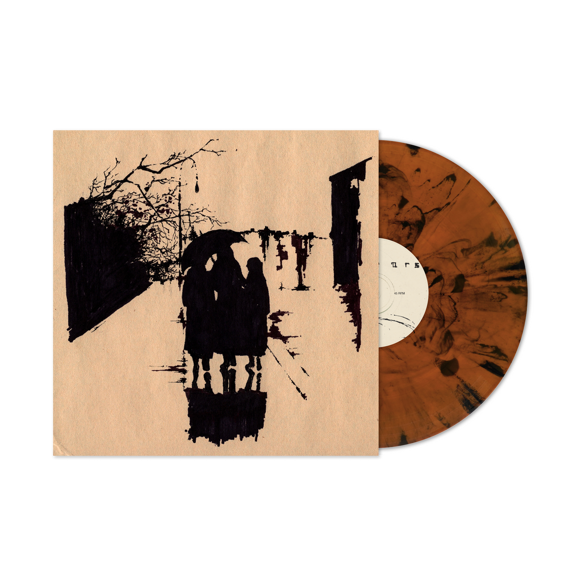 KNUMEARS 'DIRECTIONS' LP - ORANGE/BLACK/MARBLE