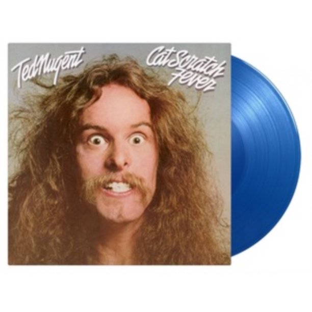 TED NUGENT 'CAT SCRATCH FEVER' LP - LTD. - BLUE