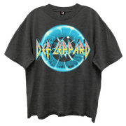 DEF LEPPARD ADRENALIZED LOGO GIANT VINTAGE/VINTAGE BLACK T-SHIRT