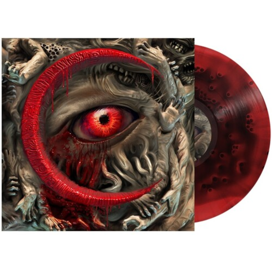 OCEANO 'LIVING CHAOS' LP - CLEAR RED/BLACK ICE