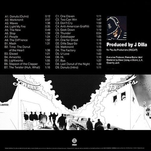 J DILLA 'DONUTS' 2LP - ALTERNATE COVER