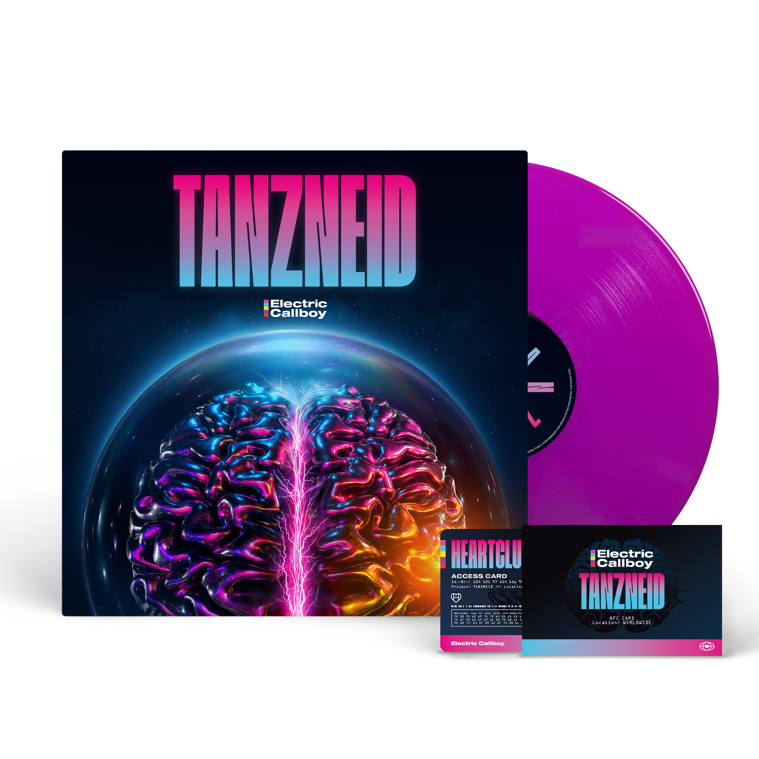 ELECTRIC CALLBOY ‘TANZNEID’ LP (Exclusive – Limited to 300, Neon Violet Vinyl)