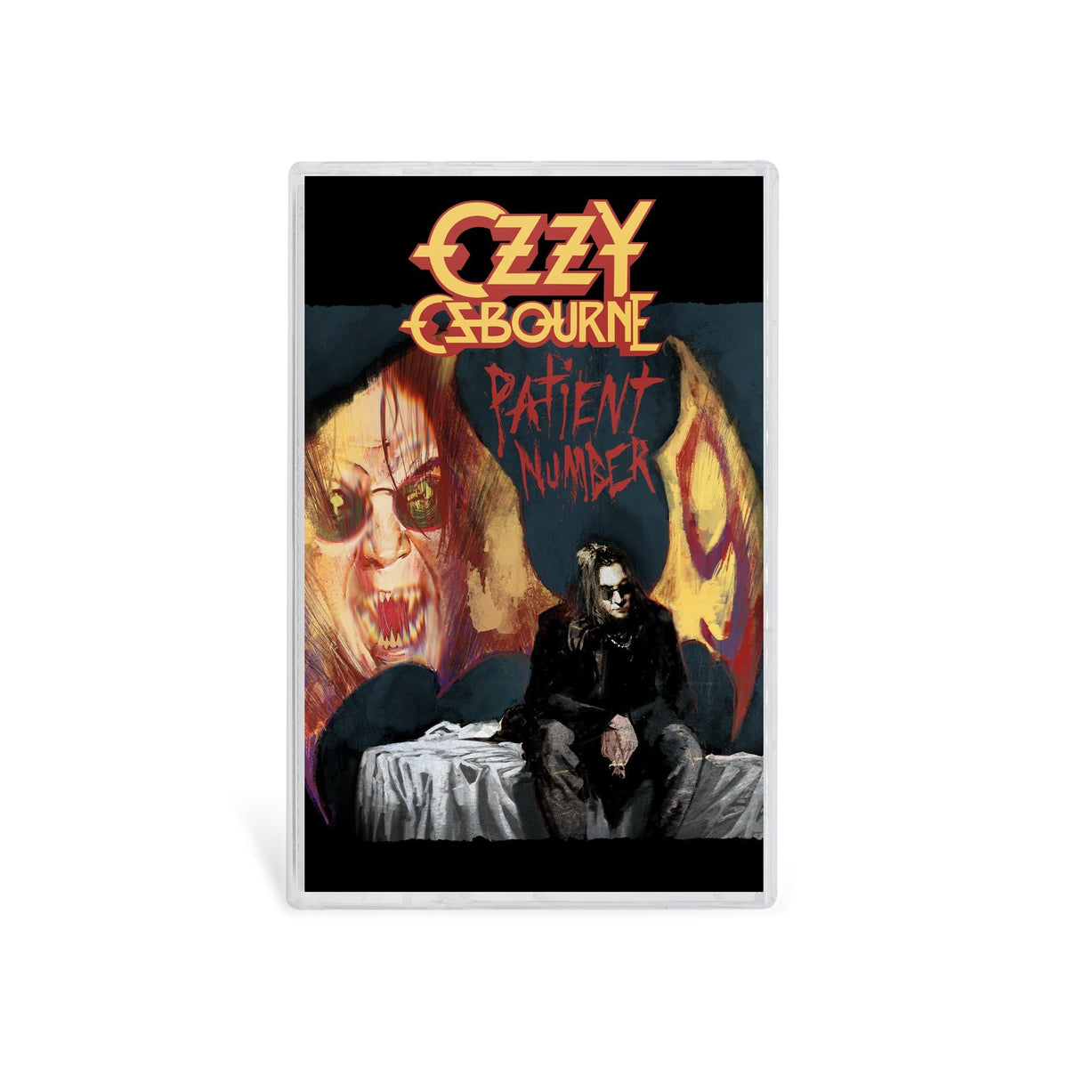 OZZY OSBOURNE 'PATIENT NUMBER 9' TODD MCFARLANE ALTERNATE COVER CASSETTE - LTD.