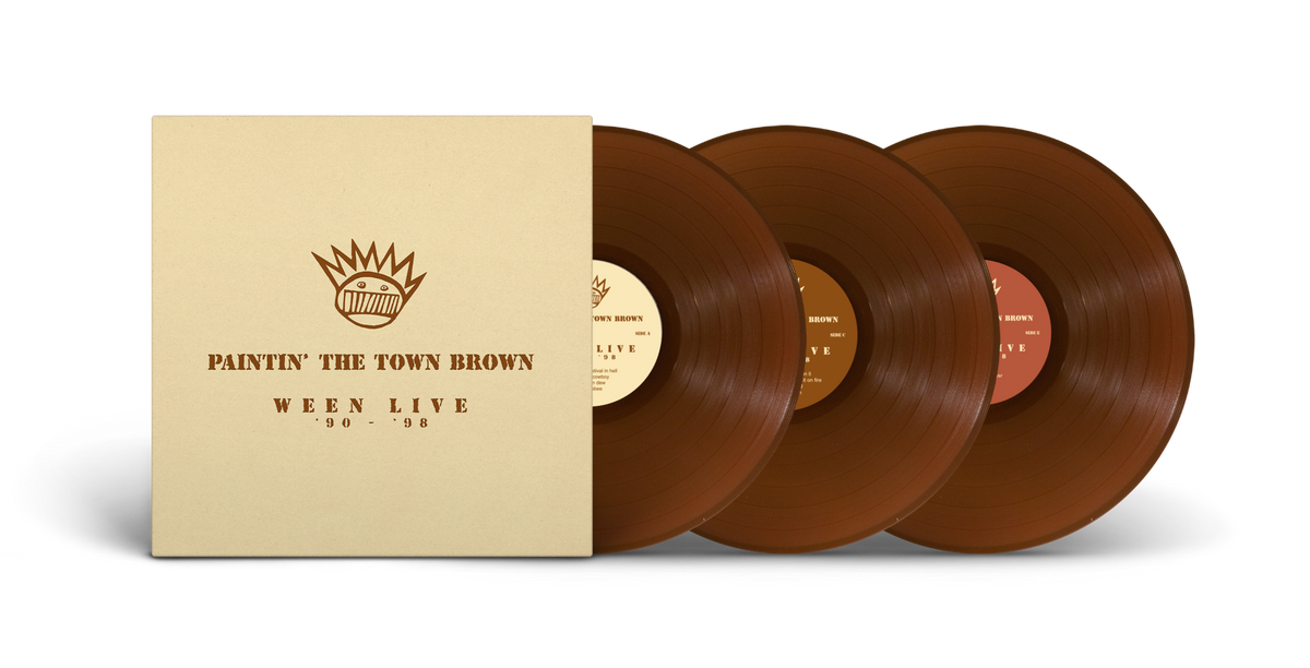 WEEN 'PAINTIN' THE TOWN BROWN: WEEN LIVE 1990-1998' 3LP - BROWN