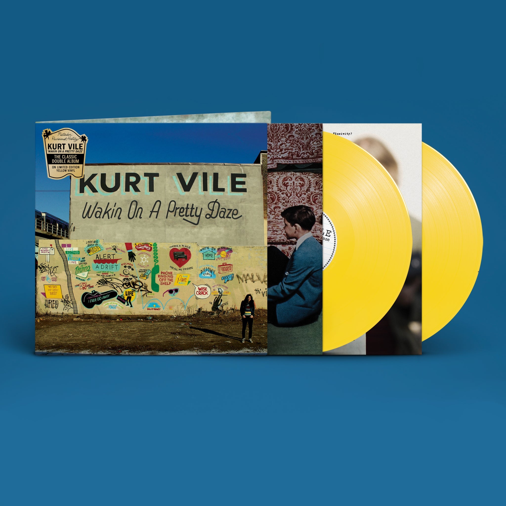 KURT VILE 'WAKIN ON A HEAVY DAZE' 2LP - OPAQUE YELLOW
