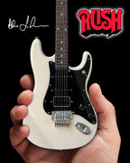 ALEX LIFESON HENTOR SPORTSCASTER MINIATURE GUITAR MODEL OFFICIALLY LICENSED