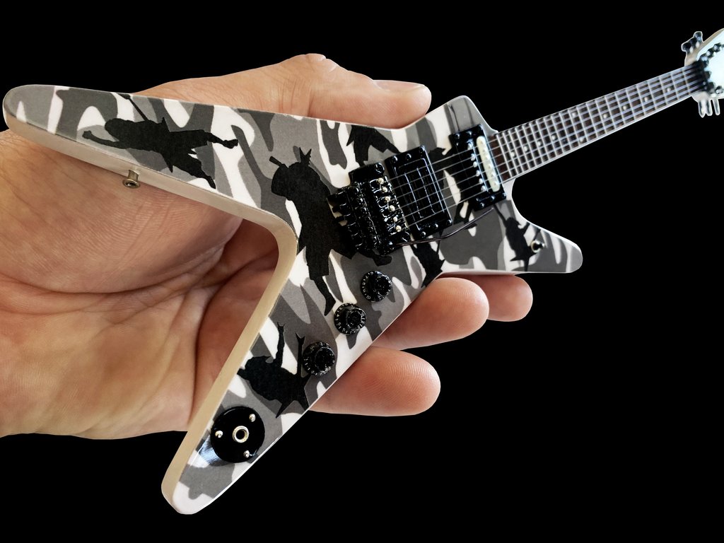 PANTERA - DEAN DIMEBAG - DIME O FLAGE ML MINI GUITAR