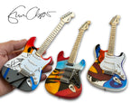 ERIC CLAPTON CRASH SET OF 3 MINI GUITAR REPLICAS - OFFICIALLY LICENSED FENDER' COLLECTION