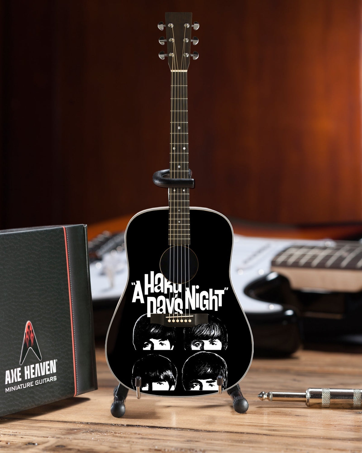 ALBUM TRIBUTES SET OF 3 - A HARD DAY'S NIGHT - HELP! - ABBEY ROAD - RADIO DAYS LICENSED MINI ACOUSTIC