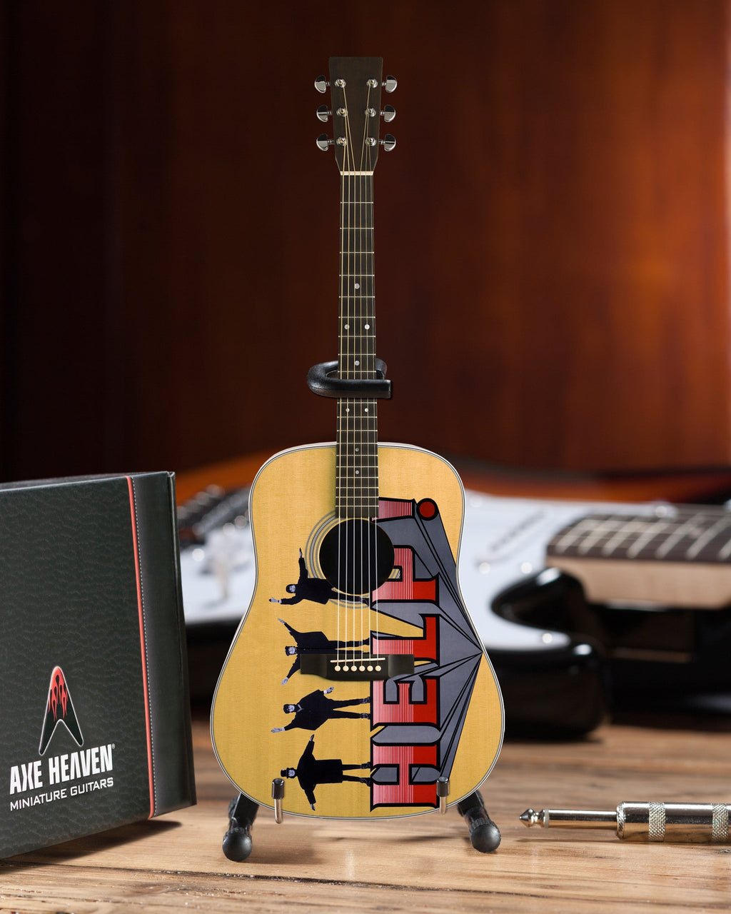 LICENSED FAB FOUR - HELP! TRIBUTE MINI ACOUSTIC - RADIO DAYS