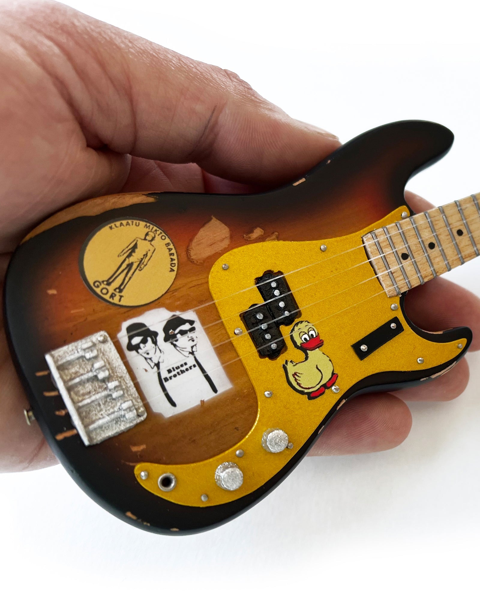 DUCK DUNN ORIGINAL '59 FENDER™ PRECISION BASS™ DUCK BASS MINIATURE MODEL