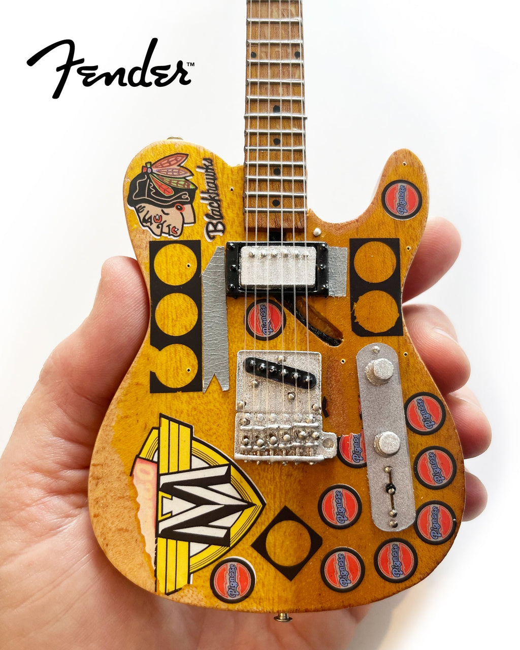 TERRY KATH TRIBUTE MINI FENDER' TELECASTER' GUITAR REPLICA - OFFICIALLY LICENSED