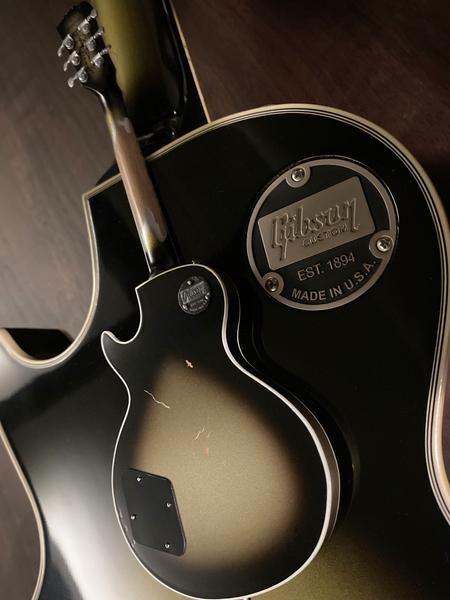 TOOL - ADAM JONES - 1979 GIBSON LES PAUL CUSTOM ANTIQUE SILVERBURST MINI GUITAR