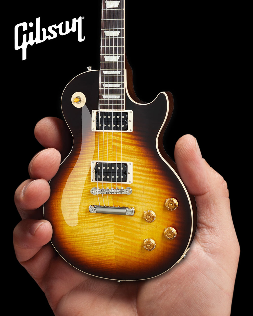 SLASH GIBSON LES PAUL STANDARD NOVEMBER BURST 1:4 SCALE MINI GUITAR MODEL