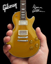 DUANE ALLMAN 1957 GIBSON LES PAUL GOLDTOP MINI GUITAR MODEL