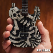 GEORGE LYNCH SIGNATURE SKULL & BONES J.FROG MINI GUITAR REPLICA COLLECTIBLE - LICENSED