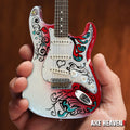 OFFICIALLY LICENSED JIMI HENDRIX MINI FENDER' STRAT' MONTEREY GUITAR MODEL
