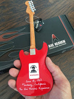 OFFICIALLY LICENSED JIMI HENDRIX MINI FENDER' STRAT' MONTEREY GUITAR MODEL