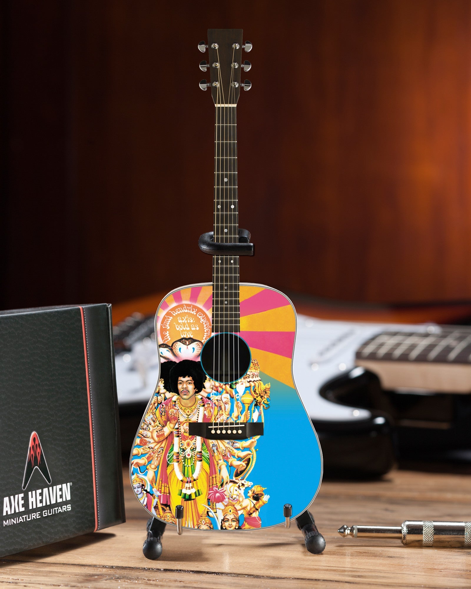 OFFICIALLY LICENSED JIMI HENDRIX AXIS BOLD AS LOVE MINI ACOUSTIC GUITAR MODEL