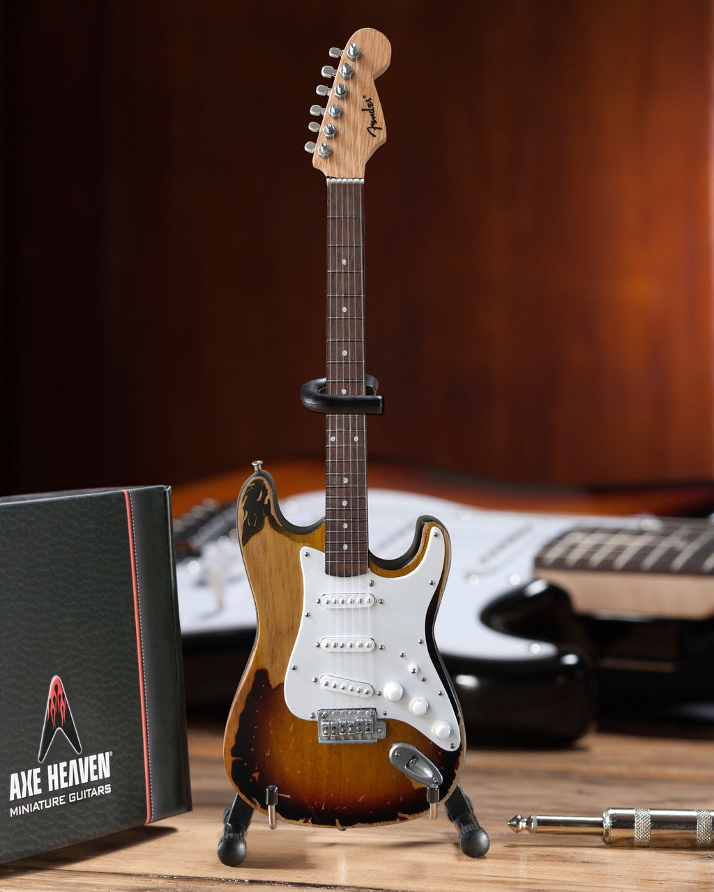 OFFICIALLY LICENSED KENNY WAYNE SHEPHERD MINI FENDER' STRAT' VINTAGE 1961 SUNBURST GUITAR MODEL