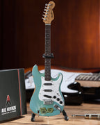 OFFICIALLY LICENSED KENNY WAYNE SHEPHERD MINI FENDER' STRAT' CROSSROADS BLUE GUITAR MODEL