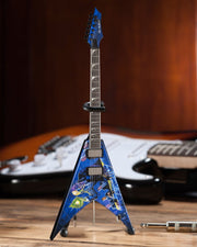MEGADETH - DAVE MUSTAINE - SIGNATURE V RUST IN PEACE MINI GUITAR