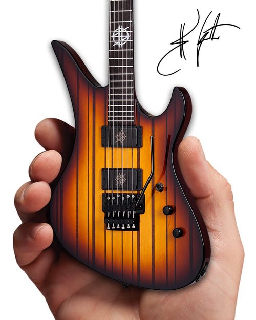 OFFICIALLY LICENSED SYNYSTER GATES FR USA SIGNATURE SCHECTER MINI GUITAR FROM AVENGED SEVENFOLD