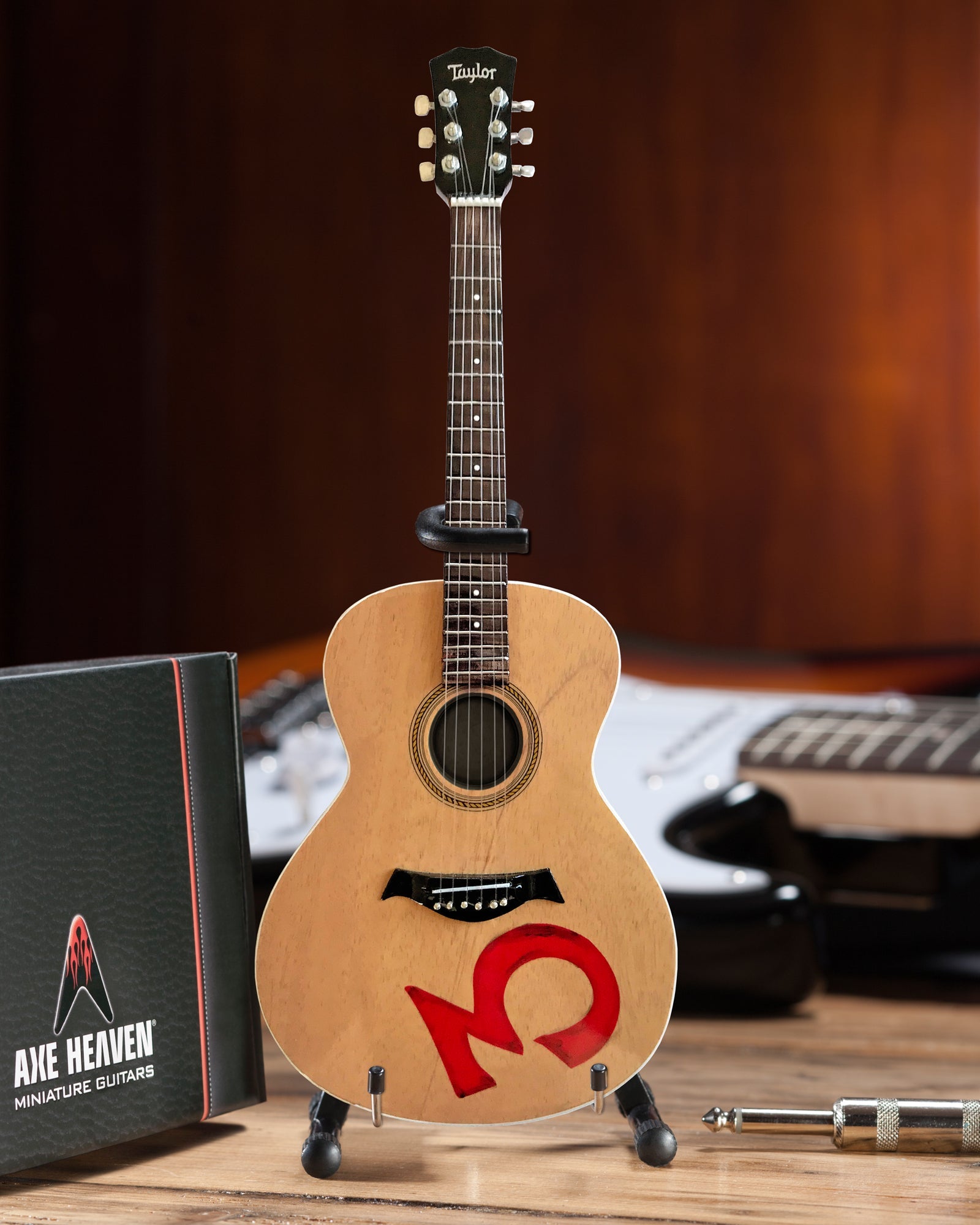 OFFICIALLY LICENSED THIRD EYE BLIND STEPHAN JENKINS MINIATURE ACOUSTIC GUITAR MODEL