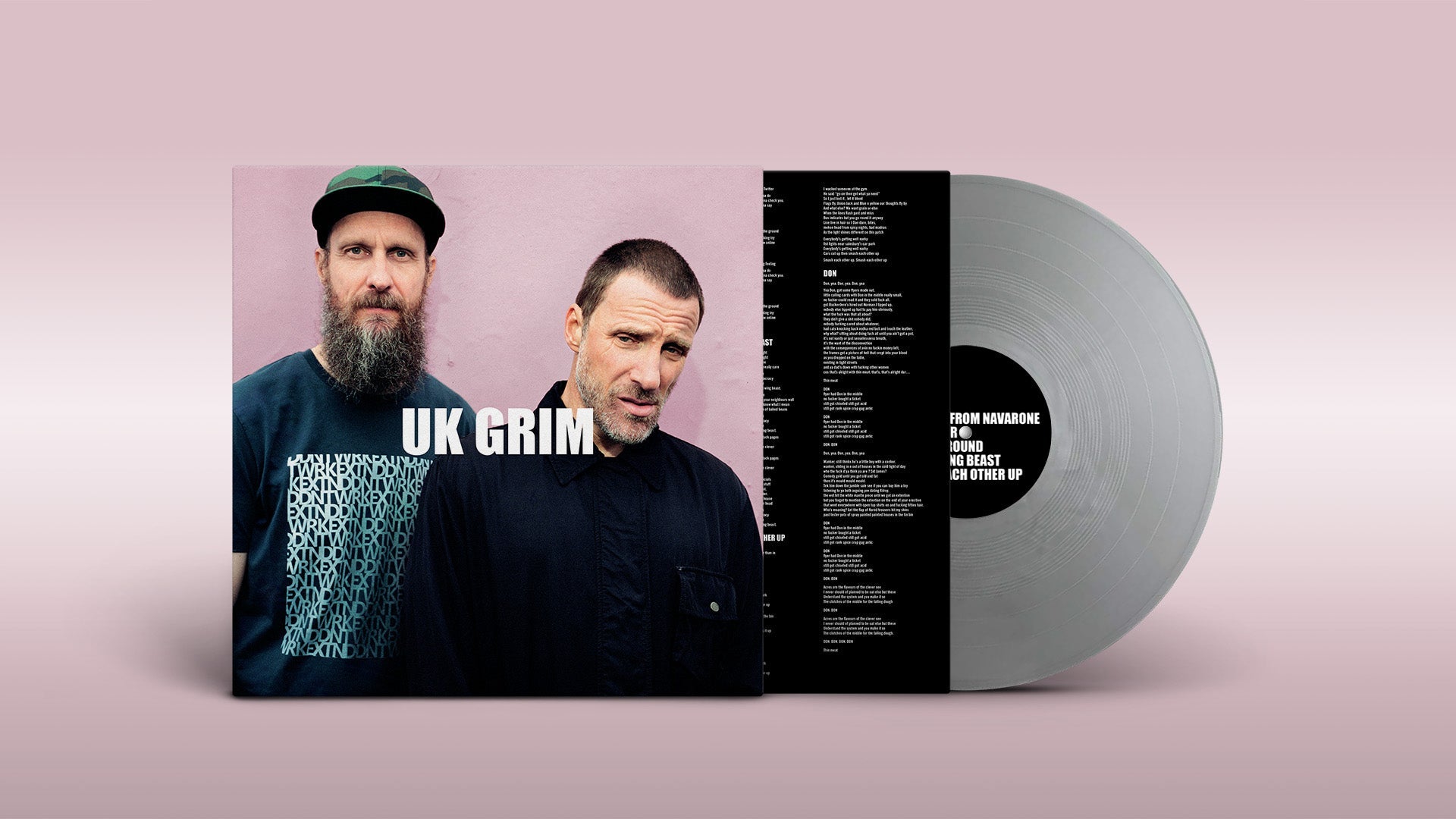 SLEAFORD MODS 'UK GRIM' LP - SILVER