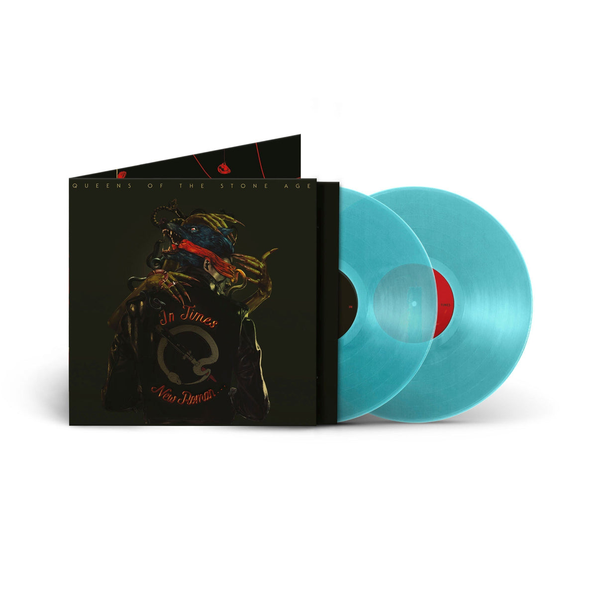 QUEENS OF THE STONE AGE 'IN TIMES NEW ROMAN...' LP - CLEAR BLUE