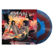 MIDNIGHT 'SWEET DEATH AND ECSTASY' LP - OXBLOOD/CYAN MELT