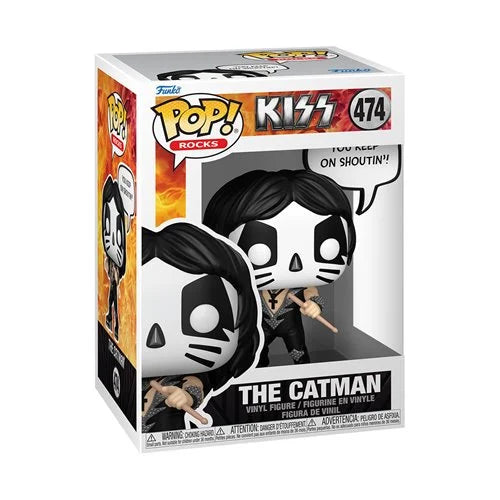 KISS THE CATMAN FUNKO FIGURE - ROCK AND ROLL ALL NITE SAYINGS