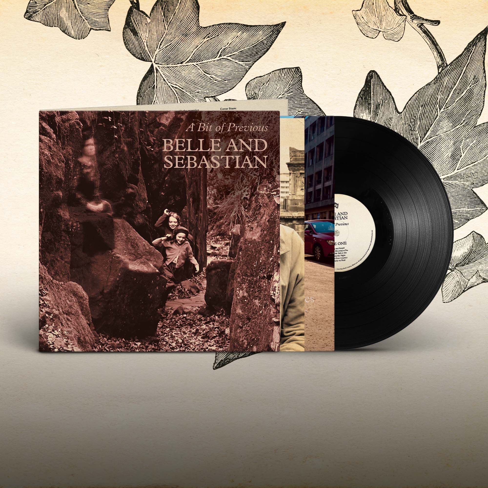 BELLE AND SEBASTIAN 'A BIT OF PREVIOUS' LP - INDIE EXCLUSIVE COVER