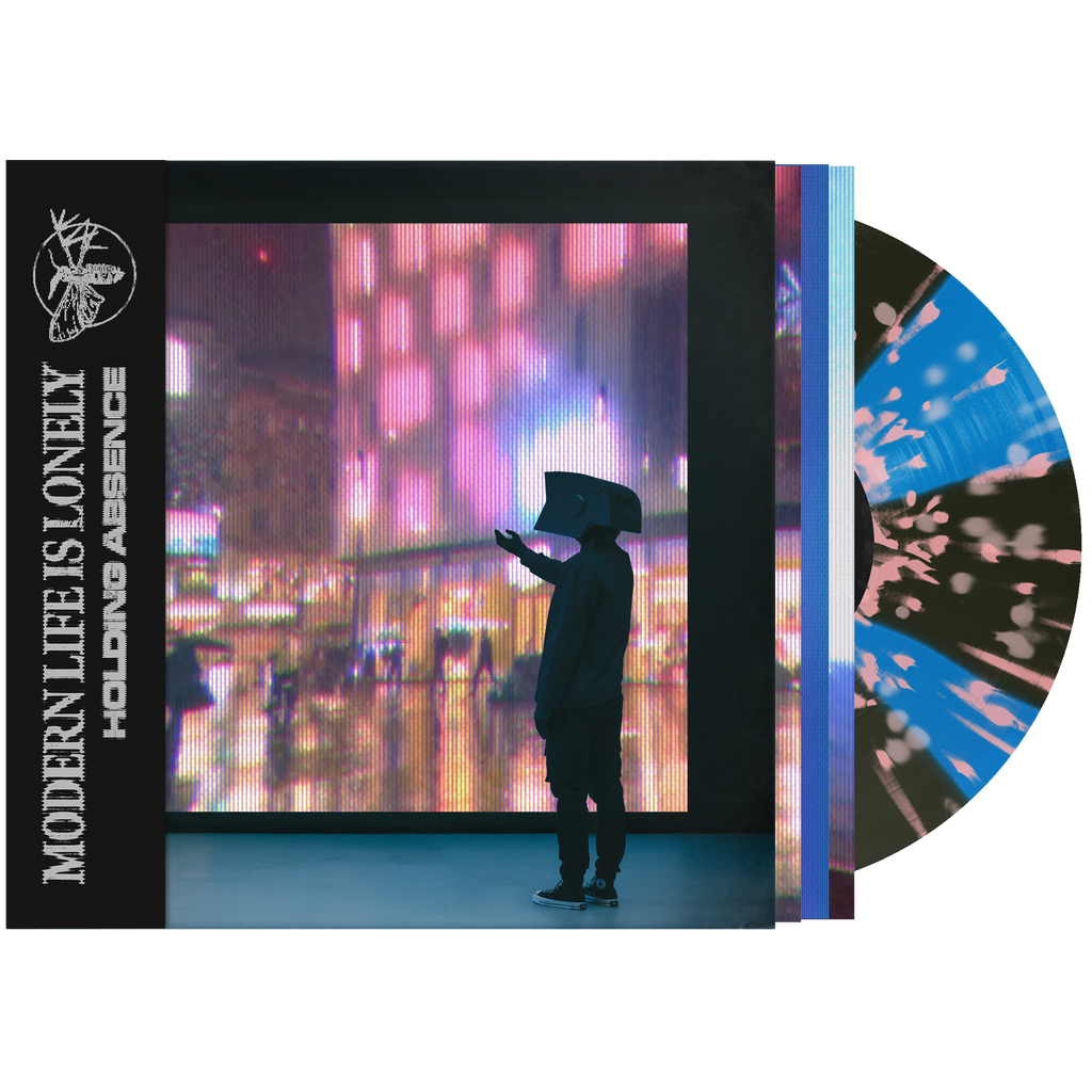 HOLDING ABSENCE 'MODERN LIFE IS LONELY' LP (Exclusive – Limited to 200, Blue & Black Ice Cornetto w/ Bubblegum Splatter Vinyl)