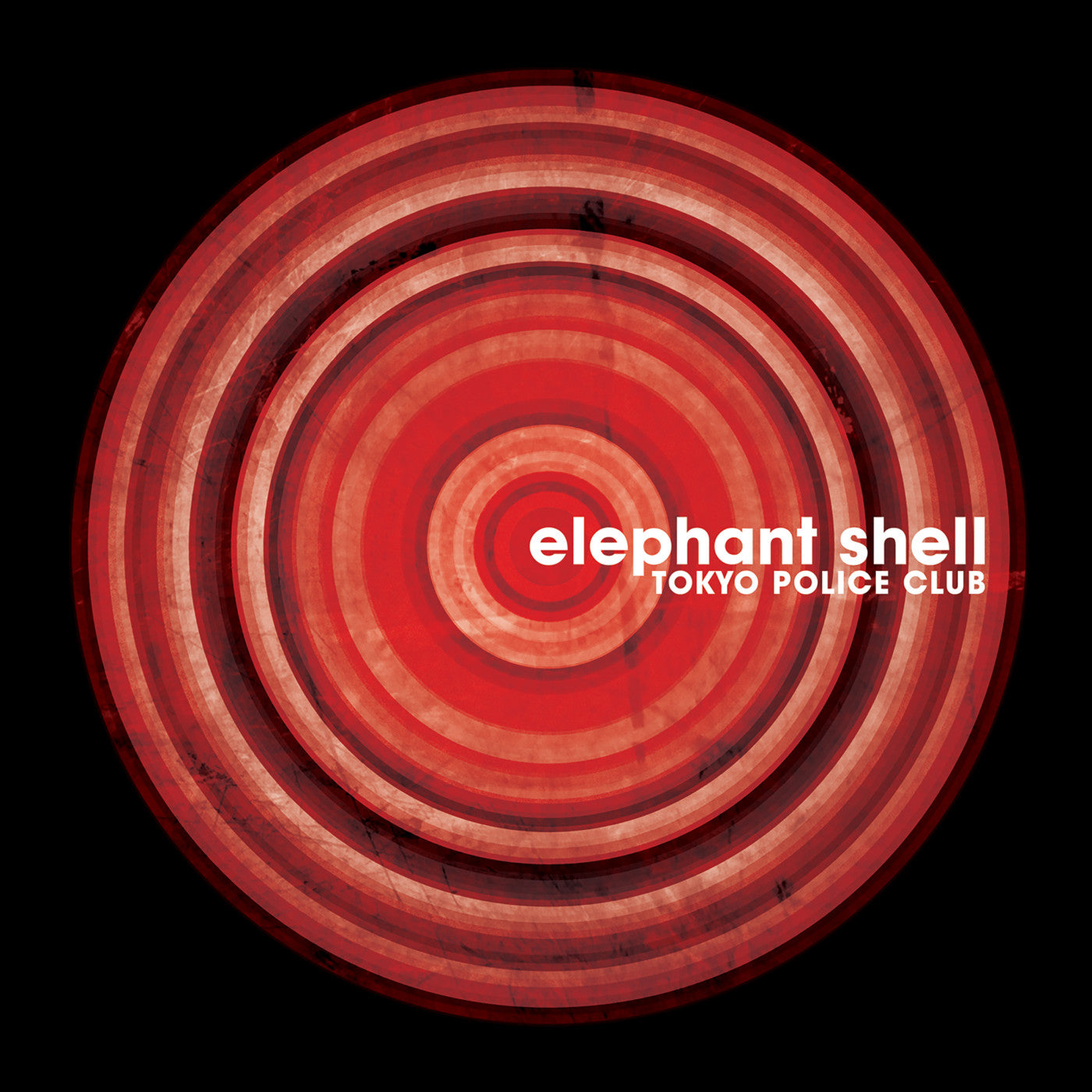 TOKYO POLICE CLUB 'ELEPHANT SHELL' LP - BLACK/RED/WHITE