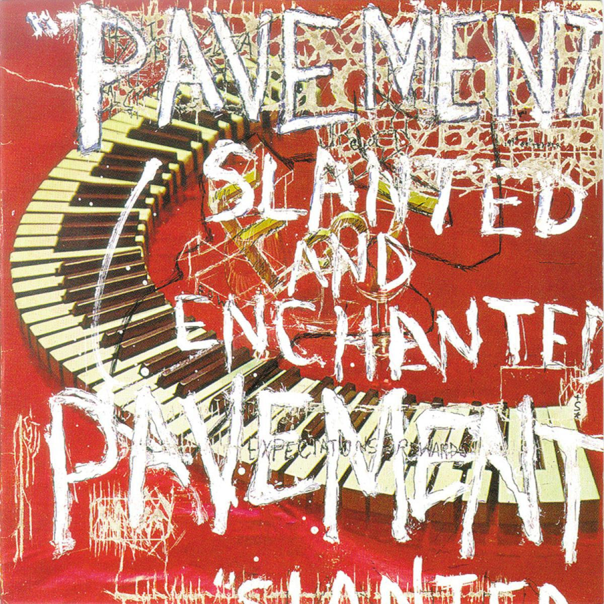 PAVEMENT 'SLANTED & ENCHANTED' 30TH ANNIVERSARY REISSUE LP - RED/WHITE/SPLATTER