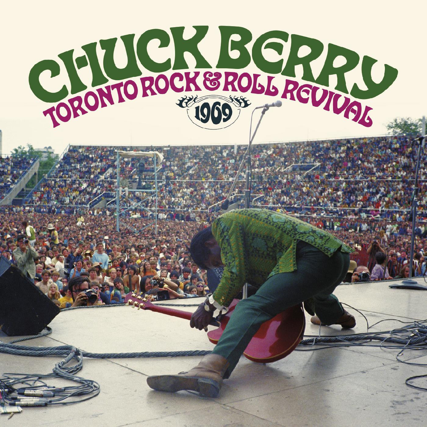 CHUCK BERRY 'TORONTO ROCK 'N' ROLL REVIVAL 1969' 2LP - COLOR/SWIRL