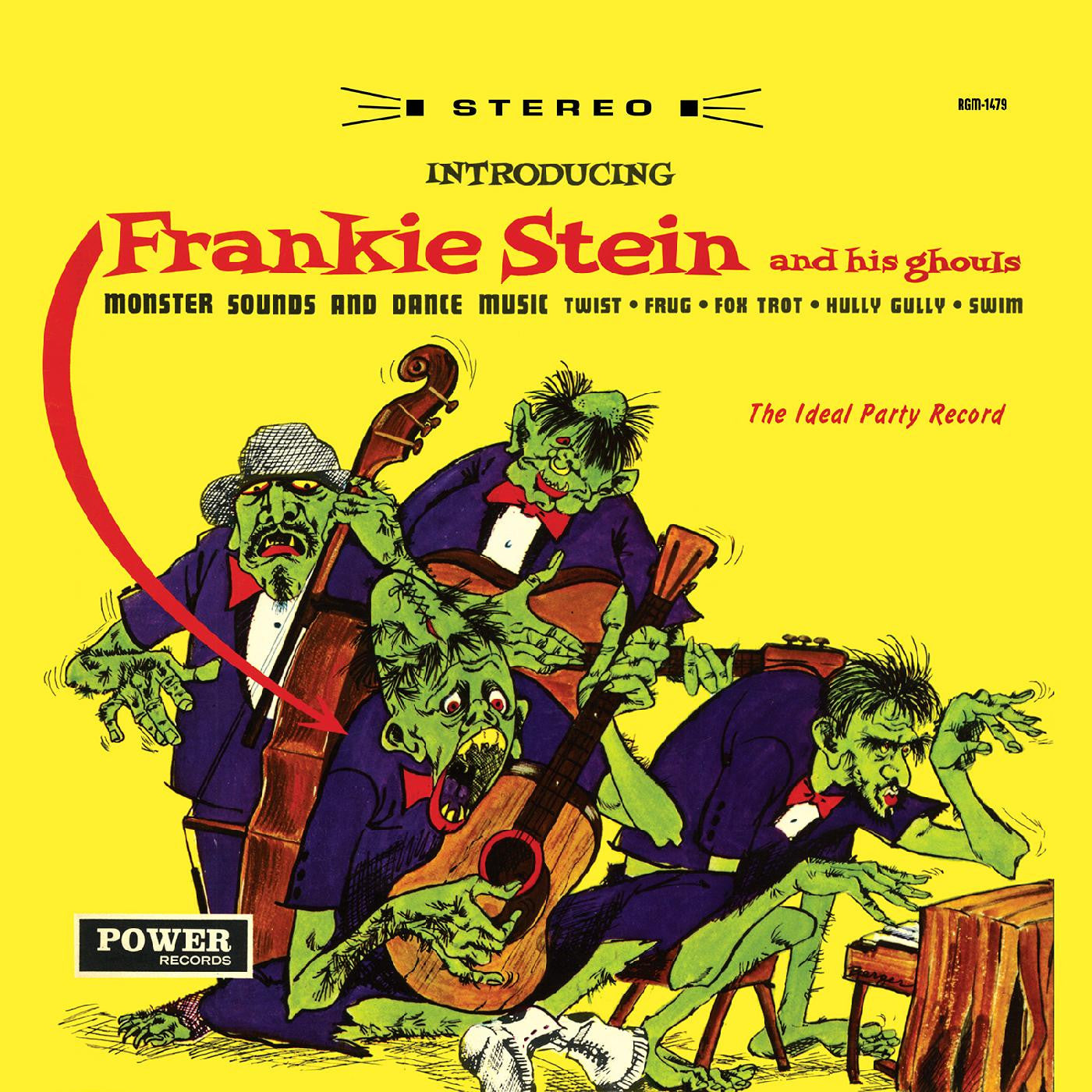 FRANKIE STEIN AND HIS GHOULS 'INTRODUCING FRANKIE STEIN AND HIS GHOULS' LP - GHOULISH NEON GREEN