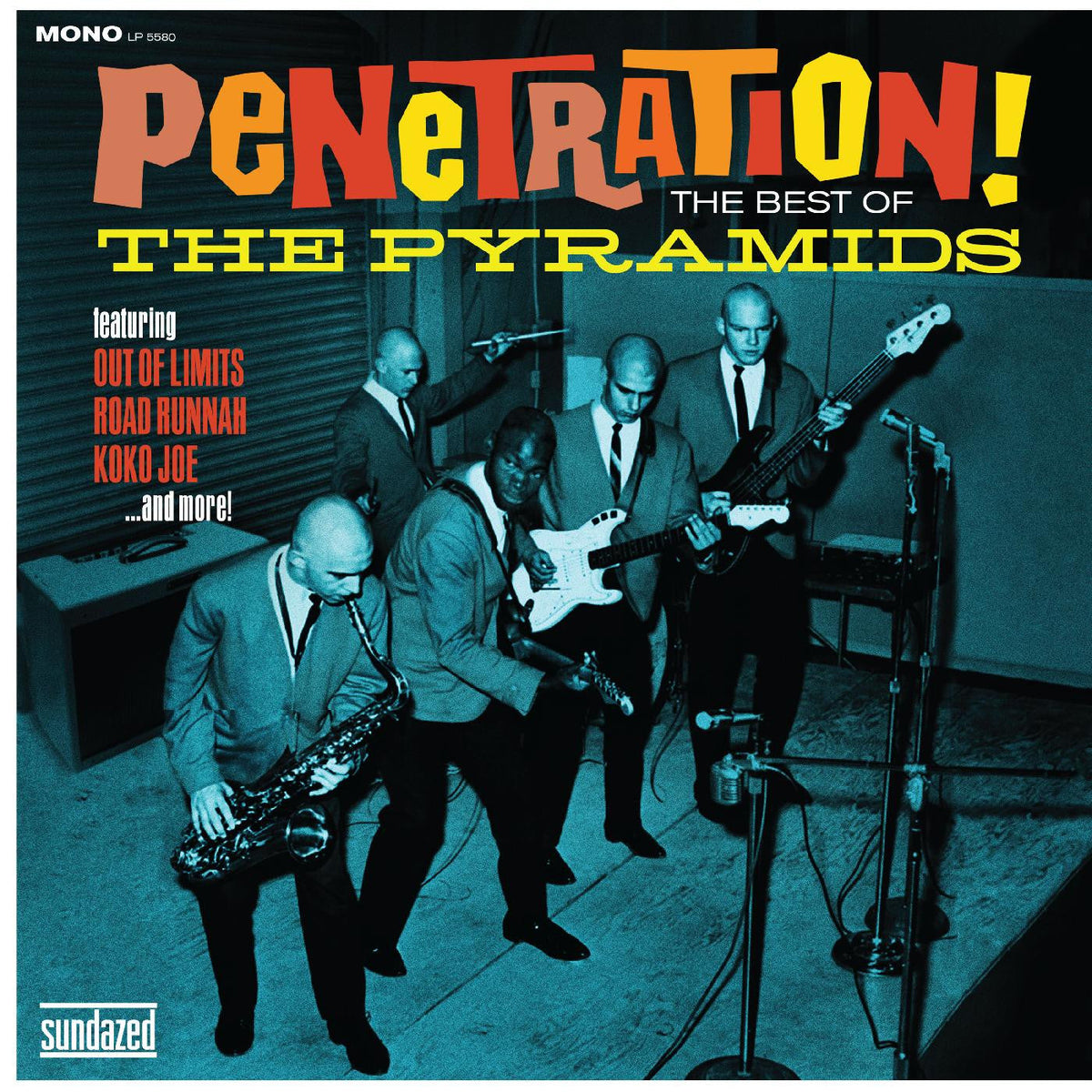THE PYRAMIDS 'PENETRATION! THE BEST OF THE PYRAMIDS' LP - TURQUOISE
