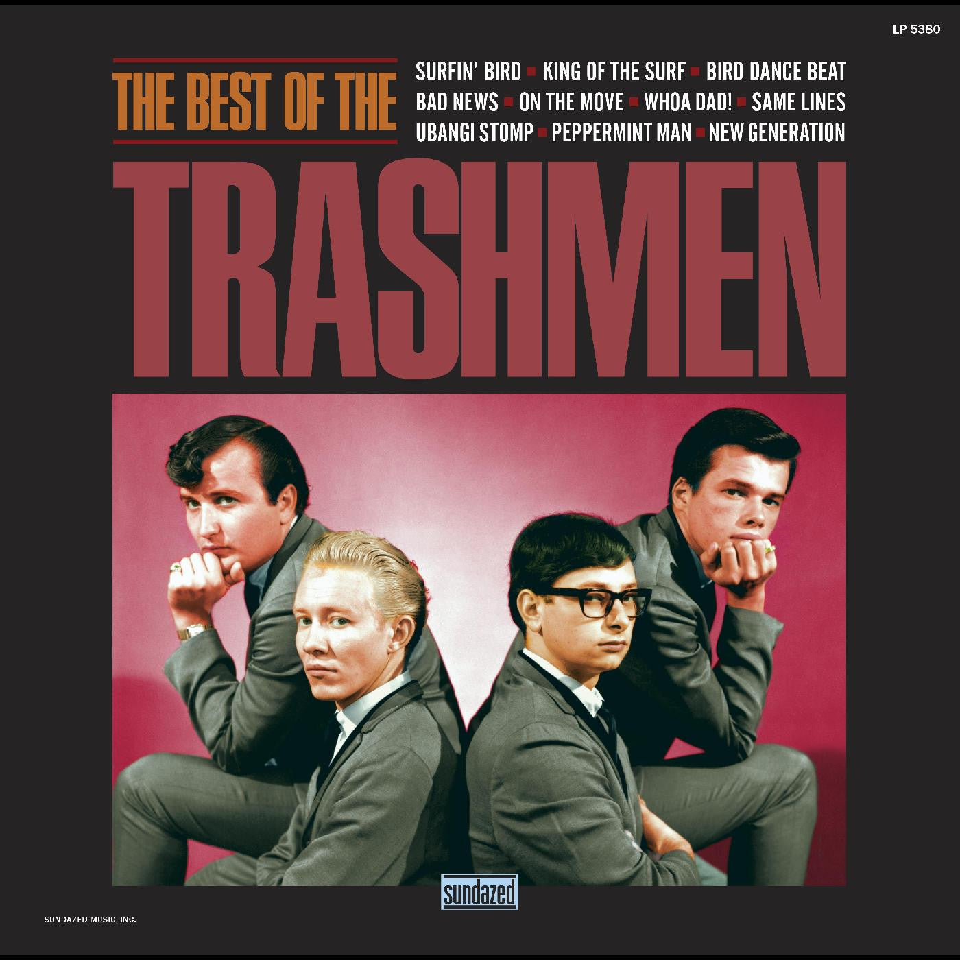 THE TRASHMEN 'THE BEST OF THE TRASHMEN' LP - CLEAR ORANGE