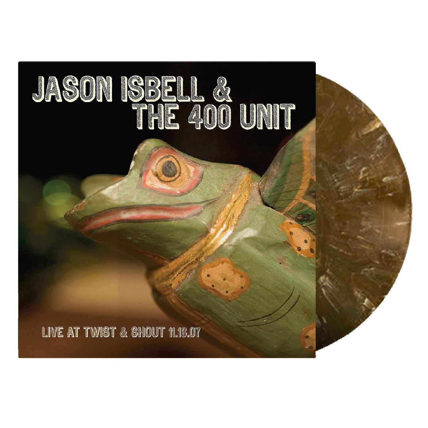 JASON ISBELL & THE 400 UNIT 'TWIST & SHOUT 11.16.07' LP - LTD. - ROOT BEER SWIRL
