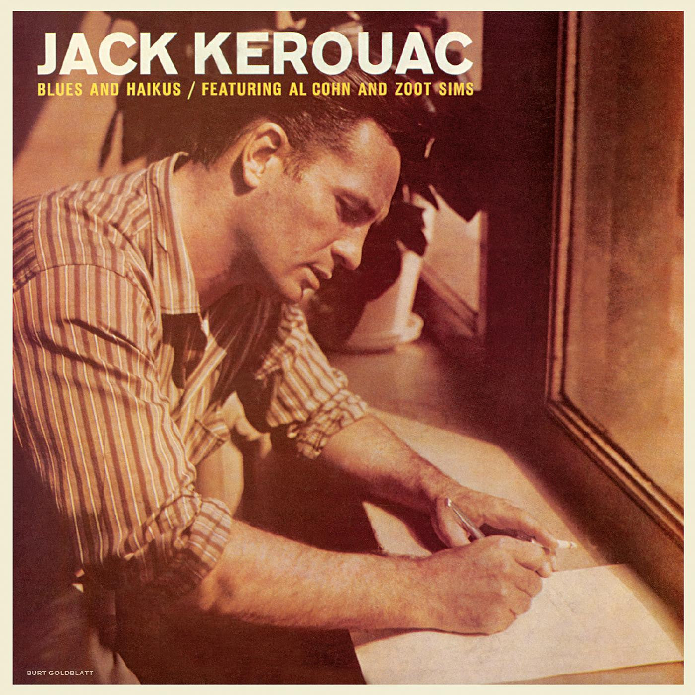 JACK KEROUAC FEATURING AL COHN & ZOOT SIMS 'BLUES AND HAIKUS' LP - 100TH BIRTHDAY/TOBACCO TAN