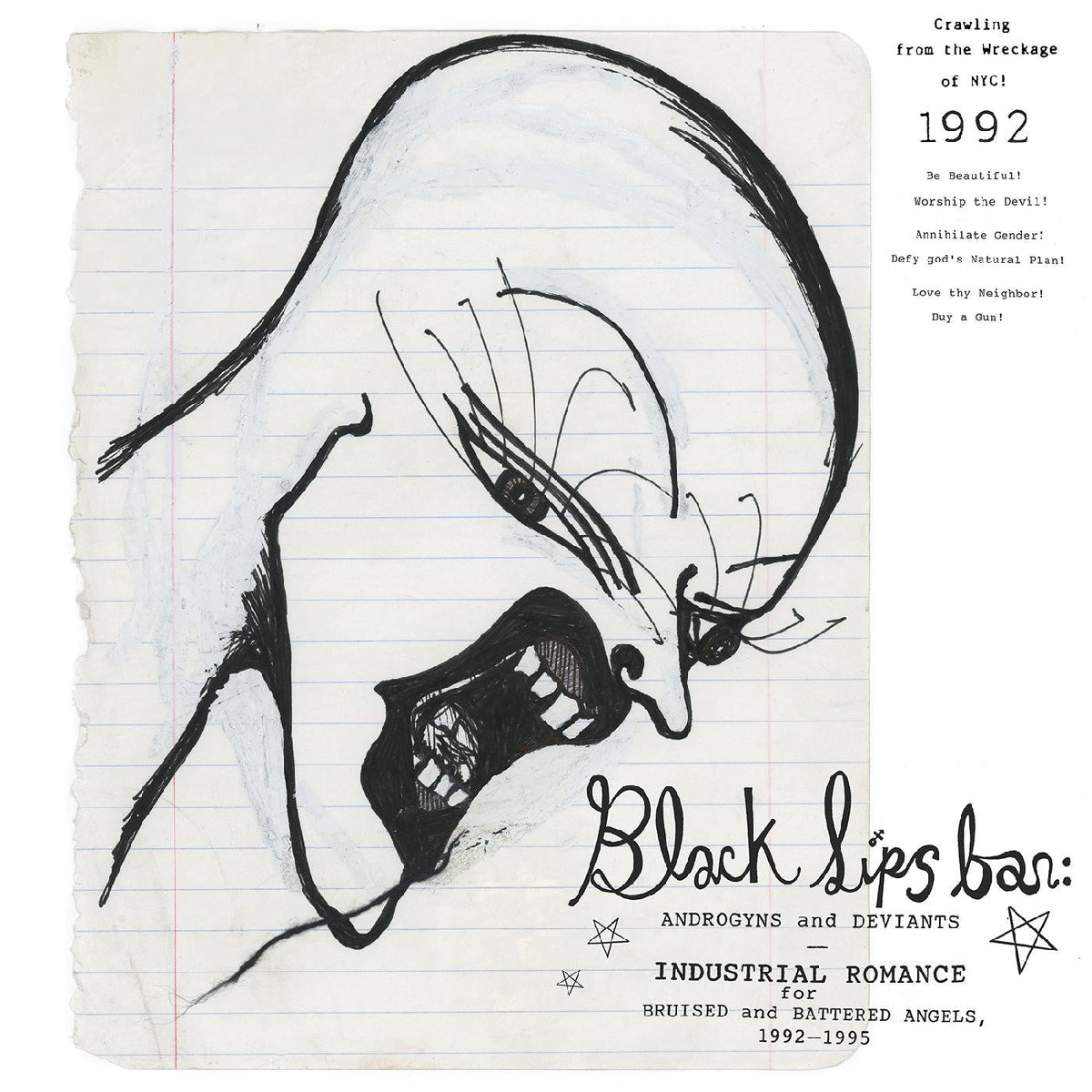BLACKLIPS BAR: 1992-1995 COMP 2LP (ANOHNI, CHRISTIAN DEATH, DIAMANDA GALAS, JOEY ARIAS & MORE
