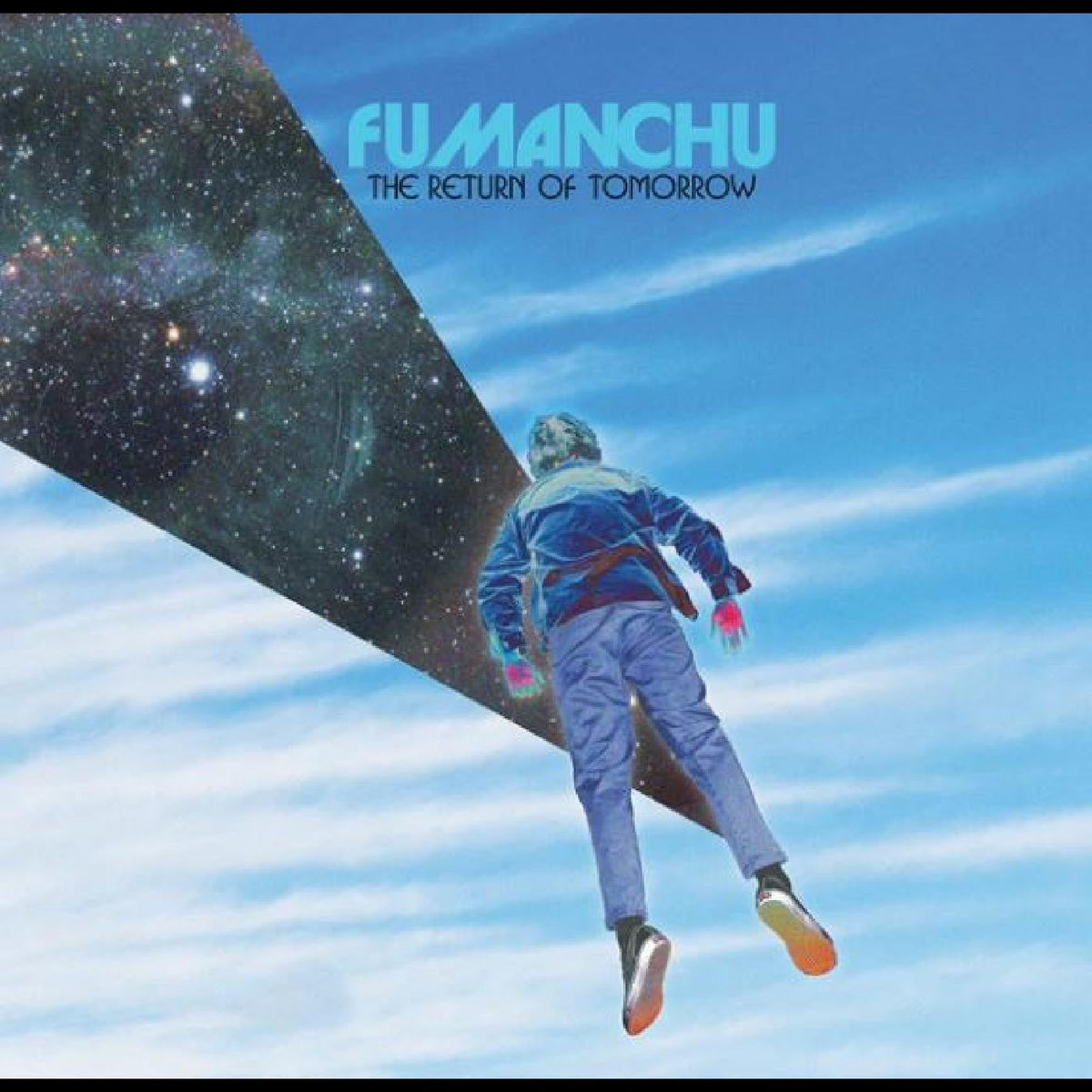 FU MANCHU'THE RETURN OF TOMORROW' 2LP - WHITE/BLACK/BLUE