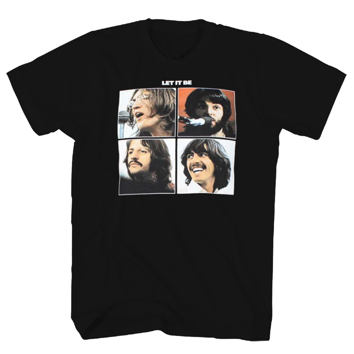 BEATLES LET IT BE BLACK SS TEE