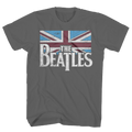 BEATLES DISTRESSED BRITISH FLAG SS TEE