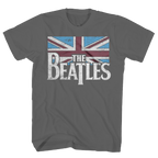 BEATLES DISTRESSED BRITISH FLAG SS TEE