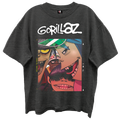 GORILLAZ POLAROID SLIDE VINTAGE BLACK T-SHIRT/GIANT VINTAGE