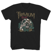 TRIVIUM SKELETON HEAD BLACK TEE